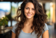 happy white woman images