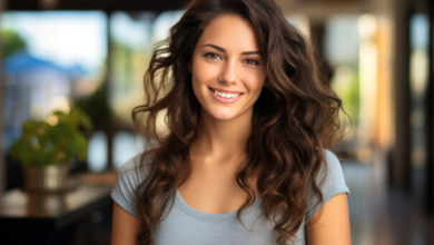 happy white woman images